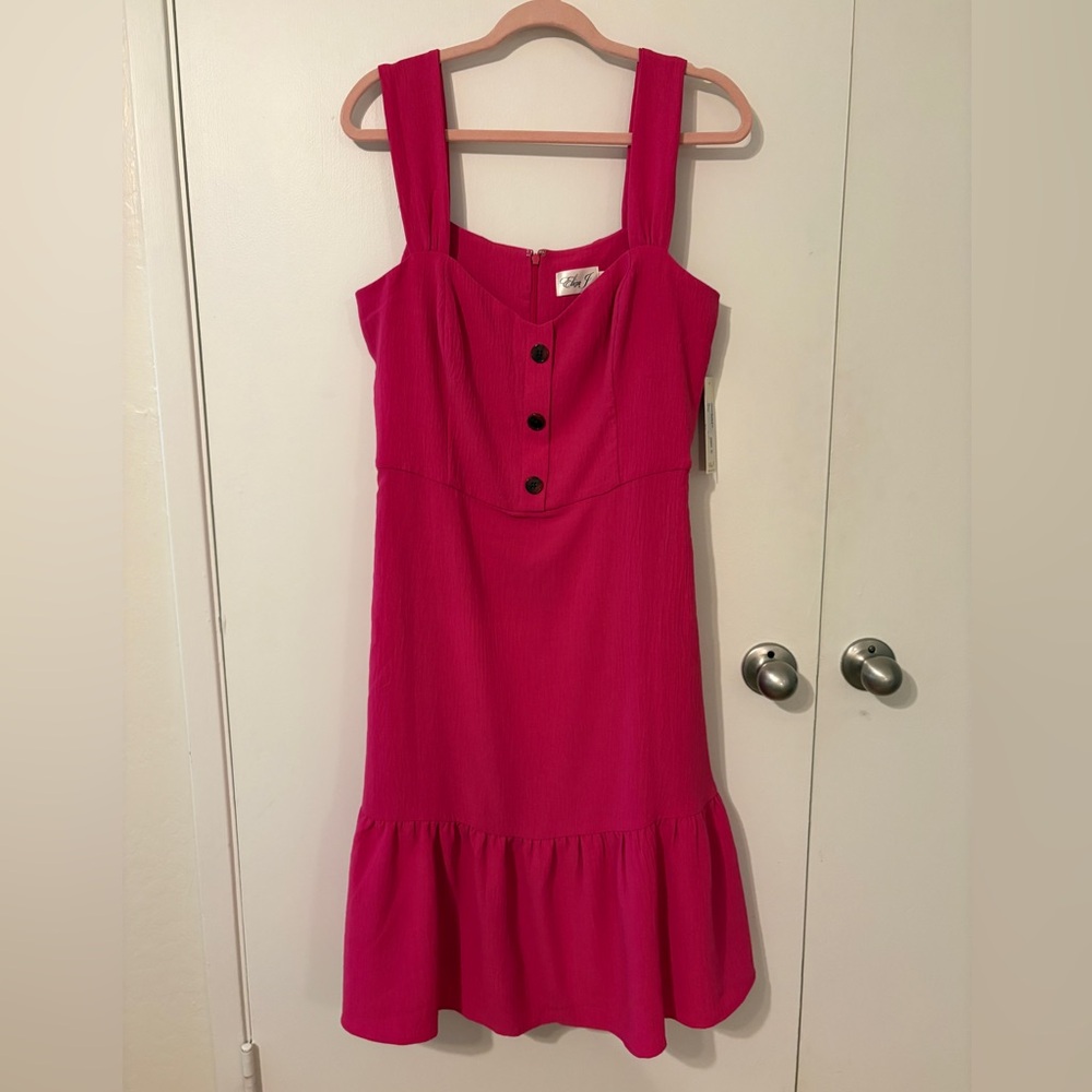Eliza J Pink Midi Dress